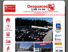 Tablet Screenshot of desguacesdn.com